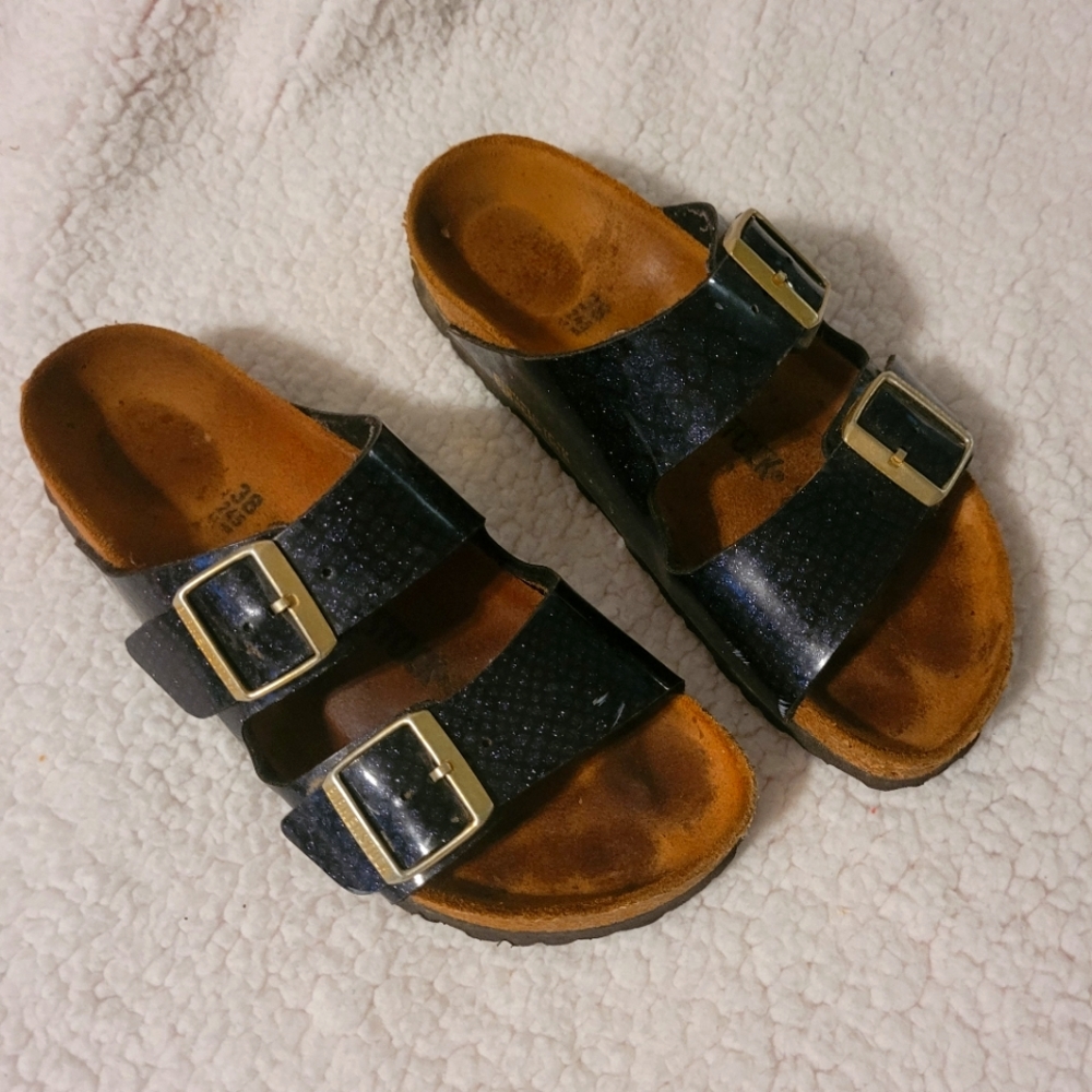 Birkenstock slides worn 3 times
